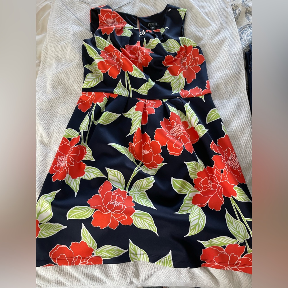 Orange Navy Cocktail Dress - SUMMER! - 14